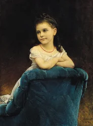 Porträt von Mademoiselle Franchetti, 1877
